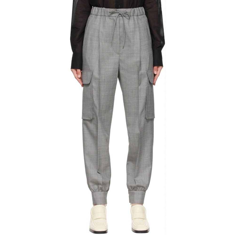 MaxMara Pianosa Utility Pocket Zip Ankle Wool Pockets